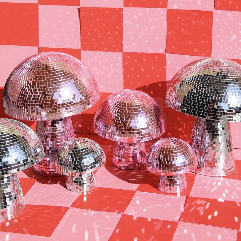 gold disco mushroom disco ball ✨ – A.M.