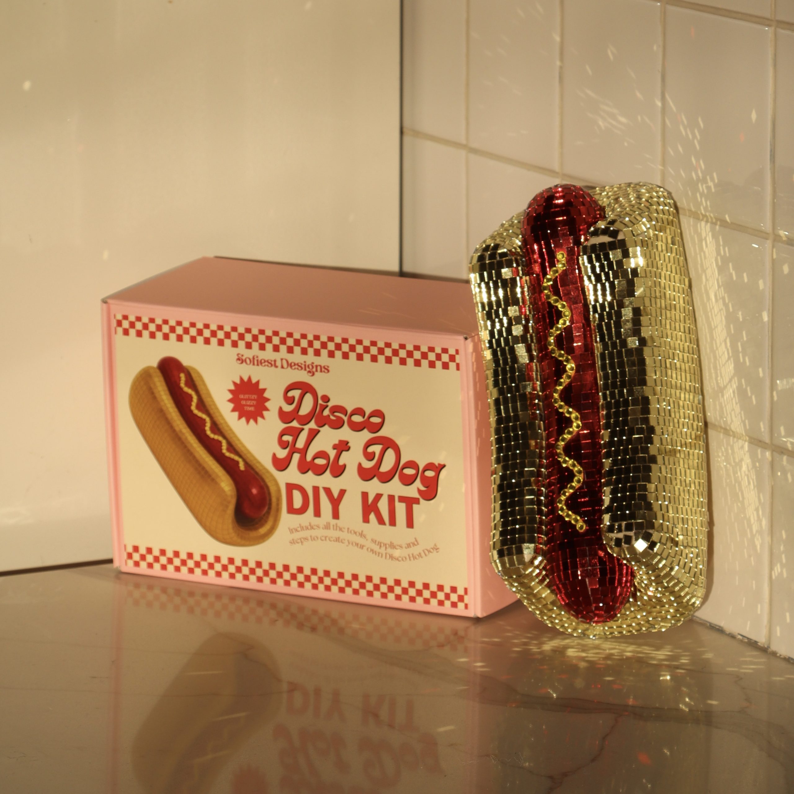 DIY Disco Hot Dog Kit